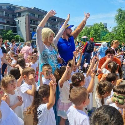 Animatori petreceri copii de 1 iunie la o gradinita in Bragadiru