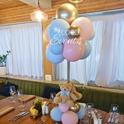 Aranjamente masa botez cu tematica ursulet