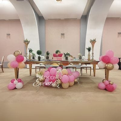 Aranajment Baloane pentru Prezidiu la Botez Fetita