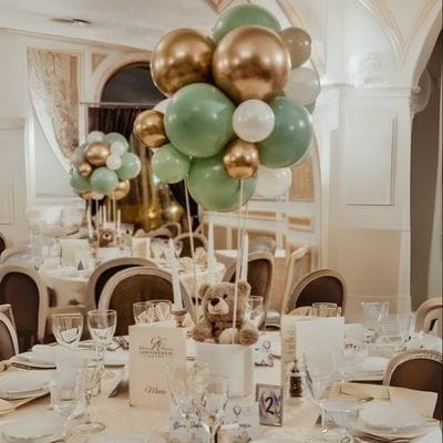 Aranajamente Baloane Masa cu Ursulet in Cosulet