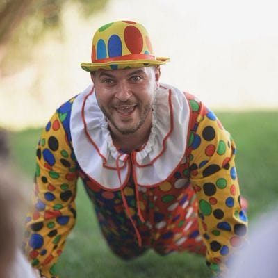 Animatori pentru copii -Personajul Clown la o petrecere în Pipera Voluntari