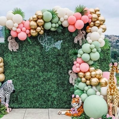 Aranjament Baloane Jungle cu Animale pentru aniversare fetita