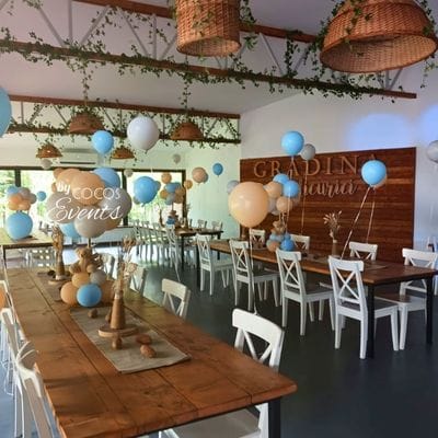 Baloane cu heliu Decor sala botez