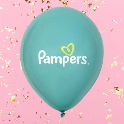 Baloane Personalizate Logo 2 Culori - Compania Pampers