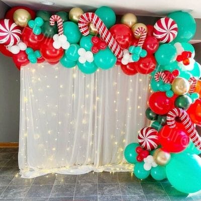 Decor Baloane Petrecere de Crăciun Corporate