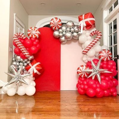 Decor Baloane Petrecere Corporate de Crăciun
