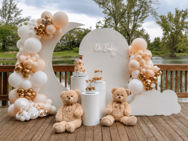 Decor baloane cu semiluna premium