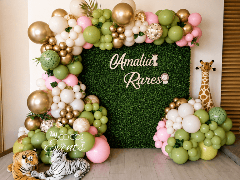 Decor Baloane Botez Gemeni Jungle