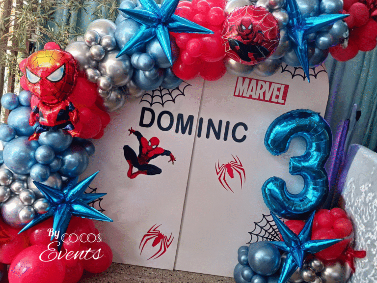Decor baloane tamtica spiderman in Bucuresti