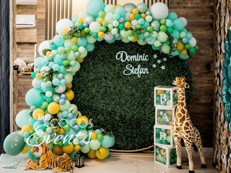Decor Baloane Jungle Botez