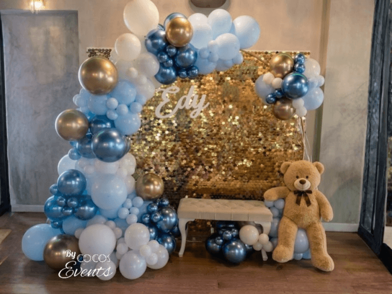 Decor Baloane Botez cu Urs