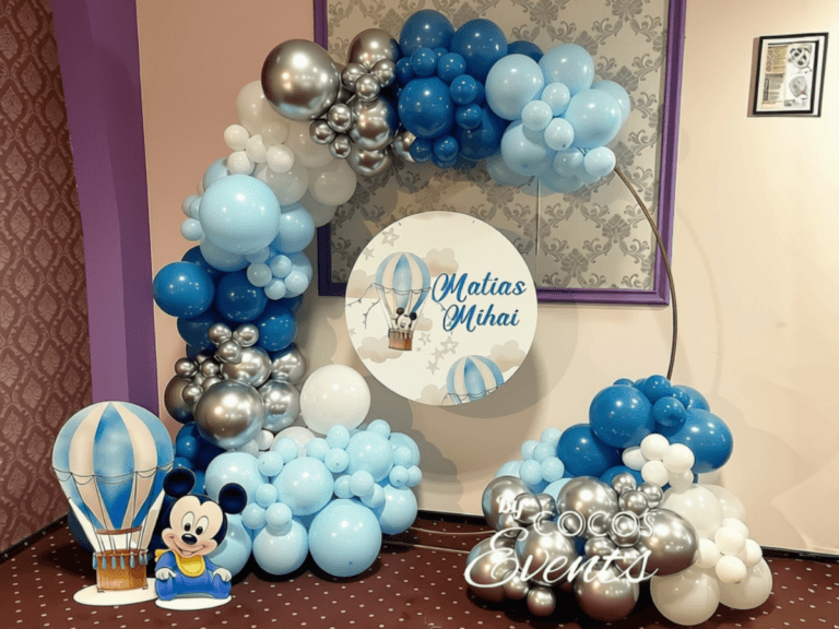 Decor baloane cu arcada si tematica Mikey Mouse