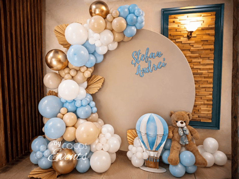 Decor Baloane Botez cu Urs