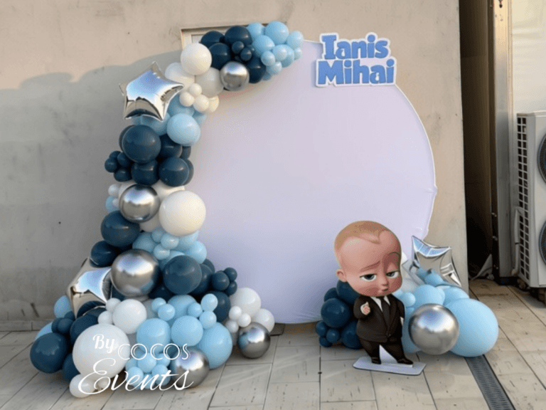 Decor Baloane Botez Baby Boss